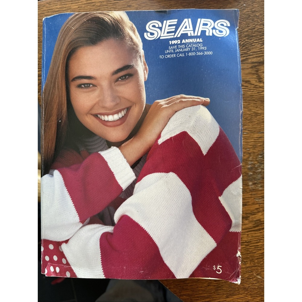 Vintage 1992 Annual SEARS Catalog 1595 Pages TECH TOOLS FASHION HOME YARD WORK